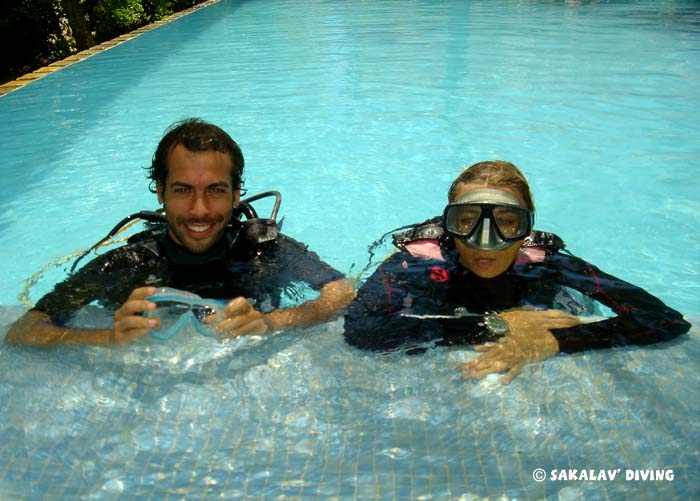 initiation dive in Madagascar